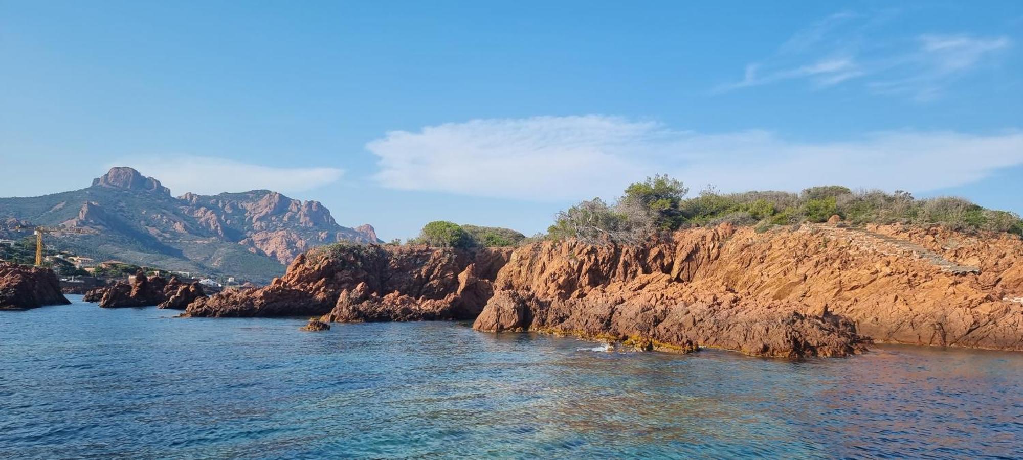 Agay Cap Esterel Le Hameau F2 Clim Plein Sud Dernier Etage Magnifique Vue Mer Saint-Raphaël Exterior foto
