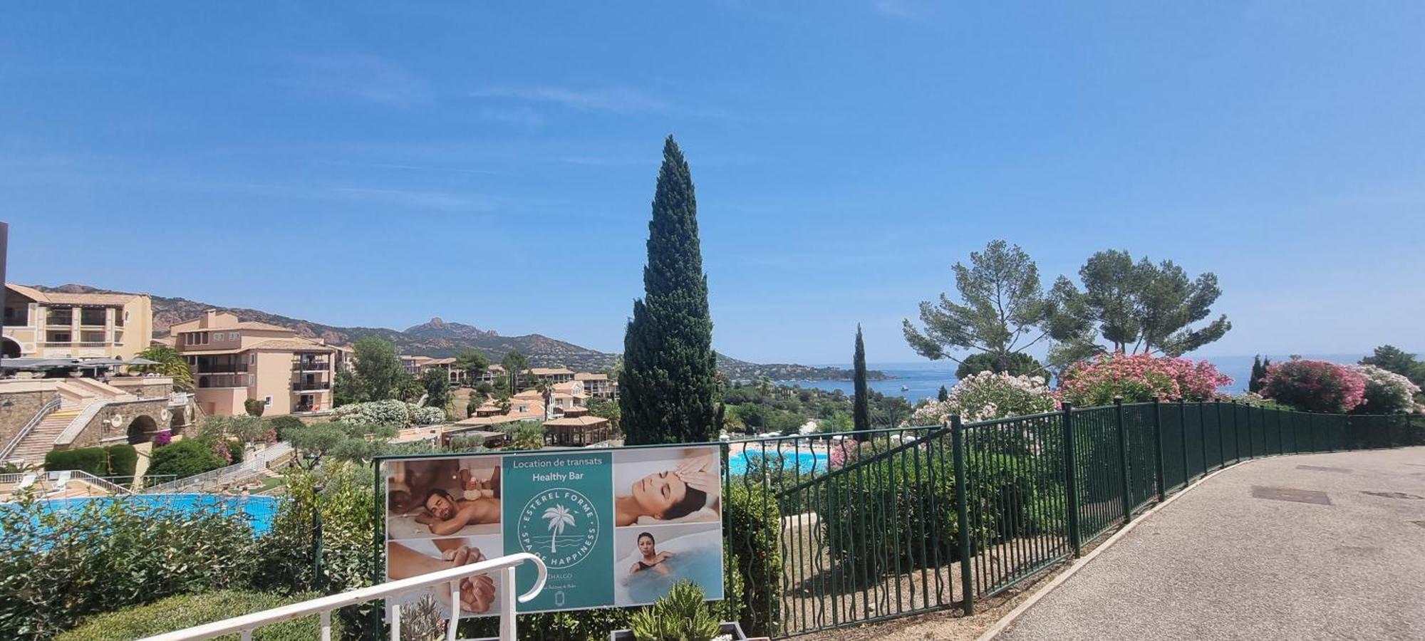 Agay Cap Esterel Le Hameau F2 Clim Plein Sud Dernier Etage Magnifique Vue Mer Saint-Raphaël Exterior foto